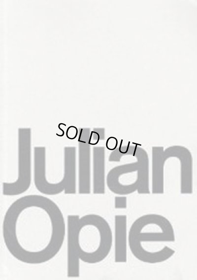 画像1: Julian Opie: Julian Opie (1)