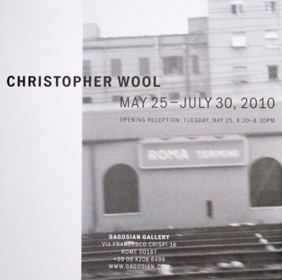 画像1: Christopher Wool: Gagosian, 2010 展覧会ポスター (1)