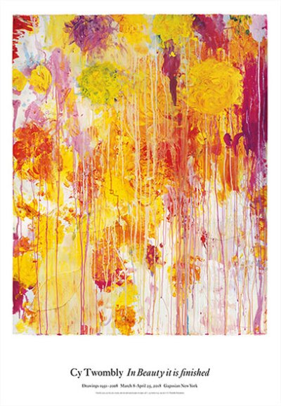 画像1: Cy Twombly: Untitled, 2001 ポスター (1)