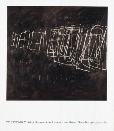 画像1: Cy Twombly: Galerie Karsten Greve, Cologne, 1980 ポスター (1)