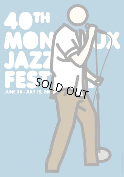 画像1: Julian Opie: Montreux Jazz Festival, 2006 ポスター (1)