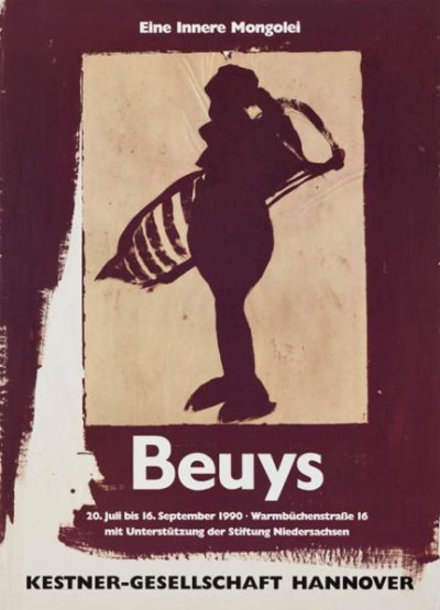 画像1: Joseph Beuys: Kestner-Gesellschaft, 1990 ポスター (1)