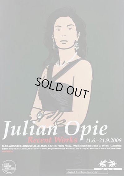 画像1: Julian Opie: Recent Works, 2008 ポスター (1)