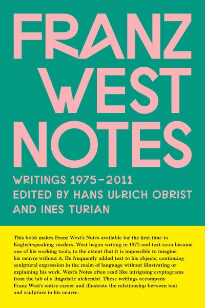 画像1: Franz West: Franz West Notes: Writings 1975-2011 (1)