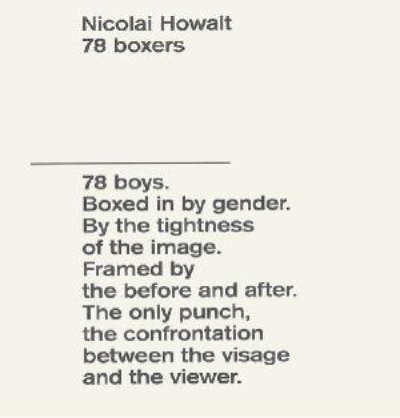 画像1: Nicolai Howalt: 78 BOXERS (1)