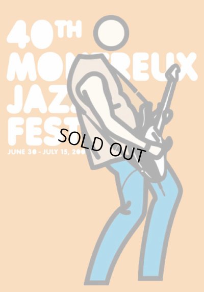 画像1: Julian Opie: Montreux Jazz Festival, 2006 ポスター (1)