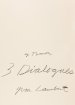 画像1: Cy Twombly: Three Dialogues (1). Print, 1977 ポスター（2nd） (1)