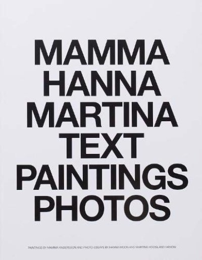 画像1: MAMMA HANNA MARTINA TEXT PAINTINGS PHOTOS (1)