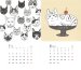 画像5: 樋口佳絵: 「cat＆dog＆me」カレンダー 2022 (5)