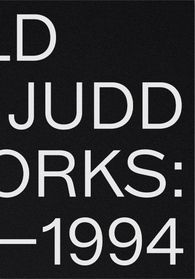 画像1: Donald Judd: Artworks 1970-1994 (1)