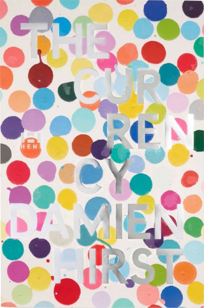 画像1: Damien Hirst: The Currency ポスター（Yellow / Silver） (1)