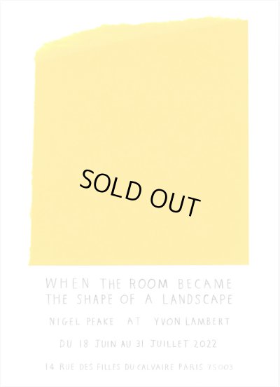 画像1: Nigel Peake: When the room became the shape of a landscape ポスター (1)