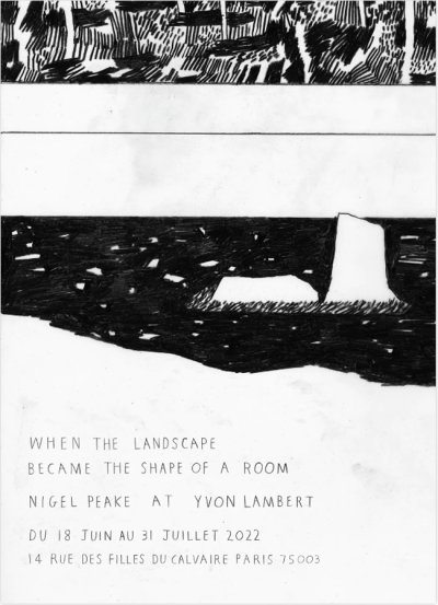 画像1: Nigel Peake: When the landscape became the shape of a room ポスター (1)