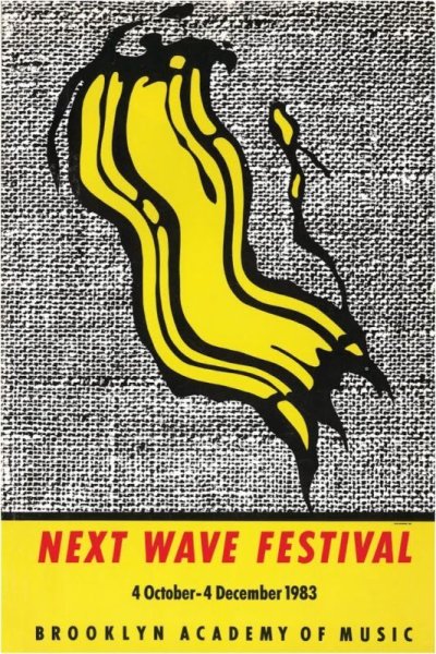 画像1: Roy Lichtenstein: Next Wave Festival, 1983 ポスター (1)