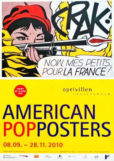 画像1: Roy Lichtenstein: American Pop展 ポスター (1)