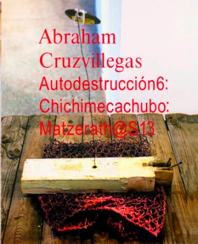 画像1: Abraham Cruzvillegas: Autodestrucción6: Chichimecachubo: Matzerath@S13 (1)