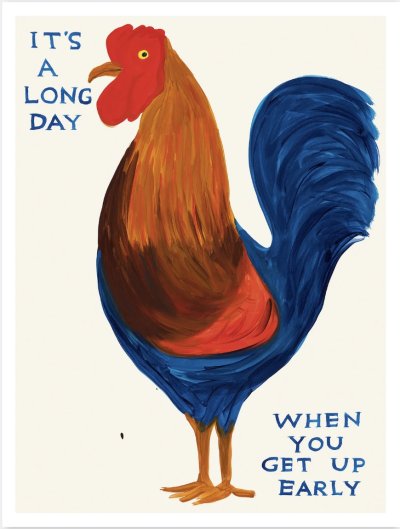 画像1: David Shrigley: It's A Long Day ポスター (1)