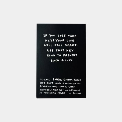 画像3: David Shrigley: I Want To Look Like This キーリング (3)