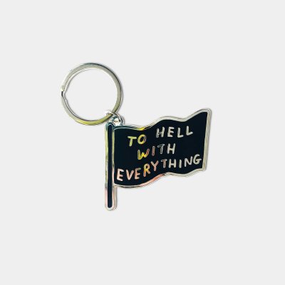 画像1: David Shrigley: To Hell With Everything キーリング (1)