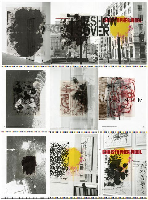 Christopher Wool: 展覧会ポスター - Satellite