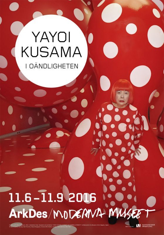 草間彌生: Kusama with Dots Obsession, 2012 ポスター - Satellite
