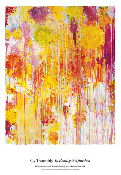 Cy Twombly: Unaltd, 2001 ポスター - Satellite Online Shop