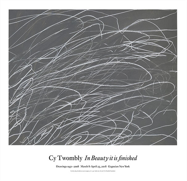Cy Twombly: Unaltd, 1969 ポスター - Satellite / サテライト
