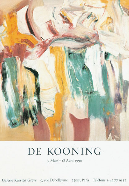 Willem de Kooning: 展覧会 ポスター - Satellite
