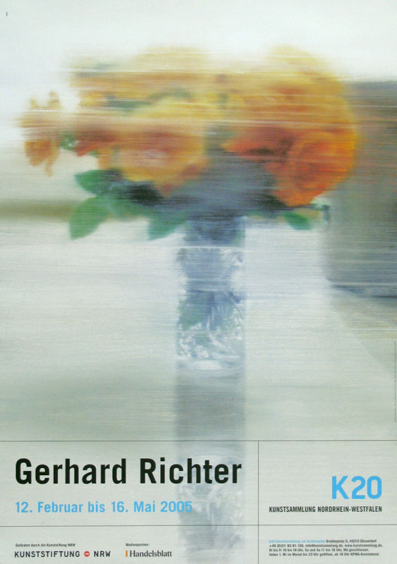 日本製ゲルハルトリヒター Gerhard Richter ポスター コレクション