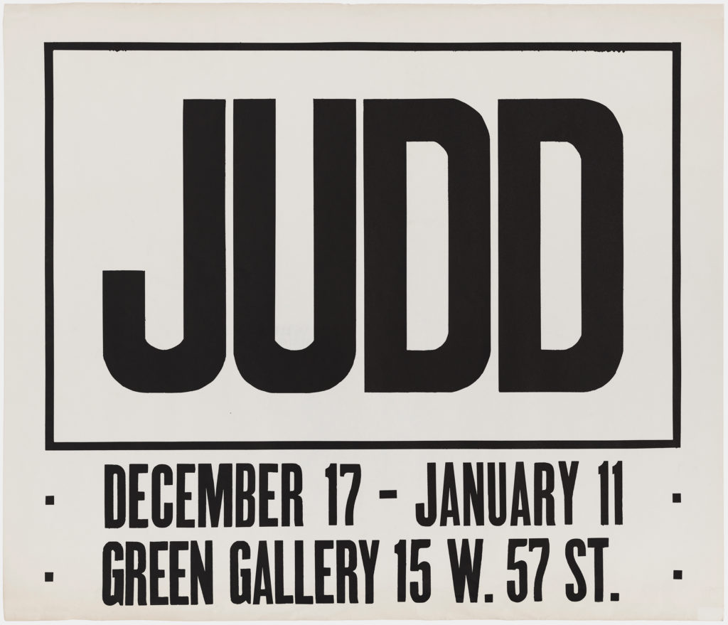 ドナルド•ジャッド Donald Judd 展覧会ポスター - 通販 - pinehotel.info
