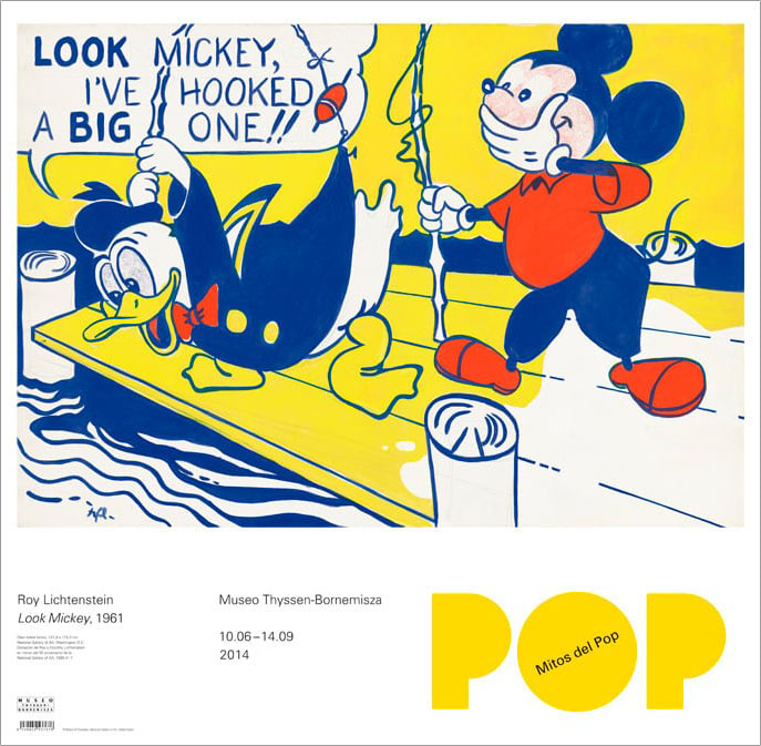 Roy Lichtenstein: Pop Art Myths展 ポスター - Satellite / サテライト